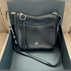 Coach Chaise crossbody bag in polished pebble finish NWOT